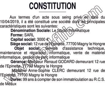 Contenu publication