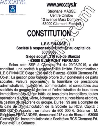 Contenu publication