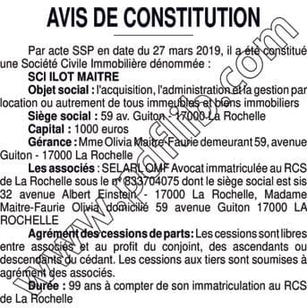 Contenu publication