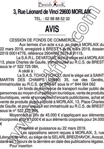 Contenu publication