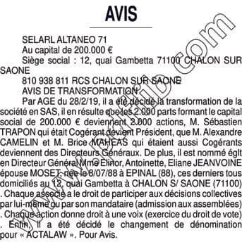 Contenu publication
