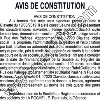Contenu publication