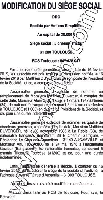 Contenu publication