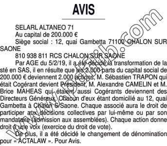 Contenu publication