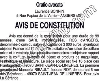 Contenu publication