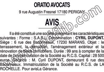 Contenu publication