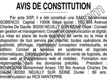 Contenu publication