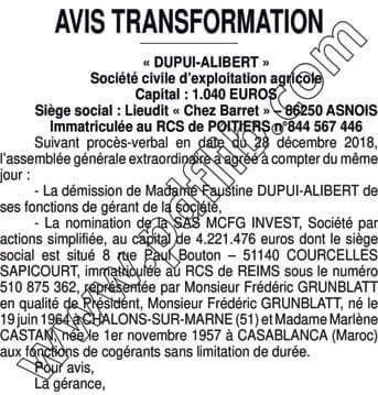 Contenu publication