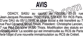 Contenu publication