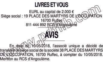 Contenu publication