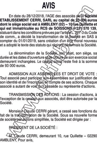 Contenu publication