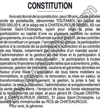 Contenu publication