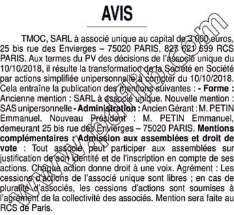 Contenu publication