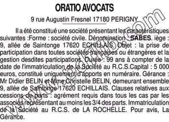 Contenu publication