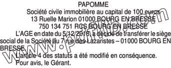 Contenu publication