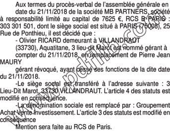 Contenu publication