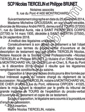 Contenu publication