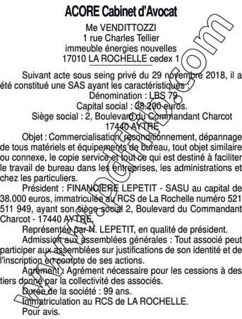 Contenu publication
