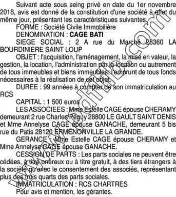 Contenu publication