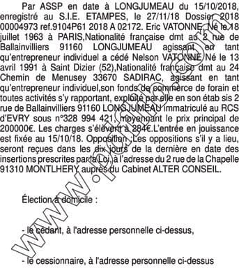 Contenu publication