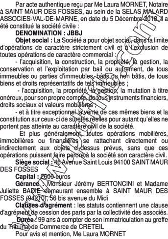 Contenu publication
