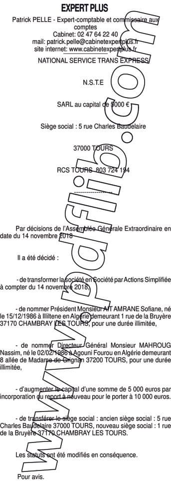 Contenu publication