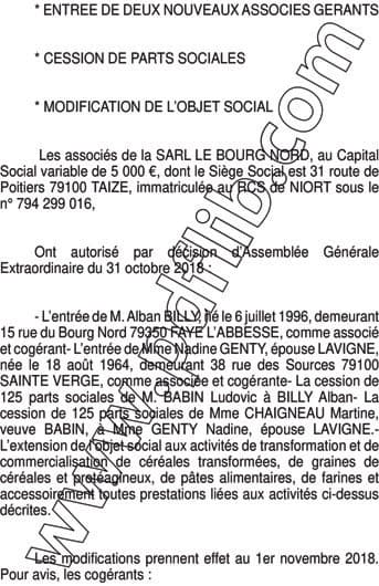 Contenu publication