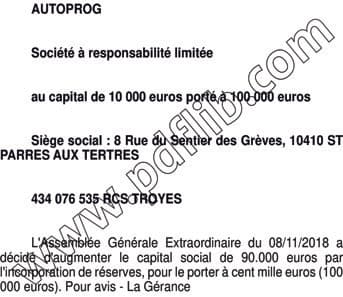 Contenu publication