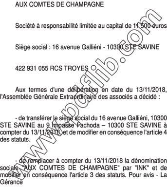 Contenu publication