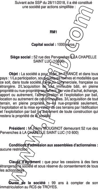 Contenu publication