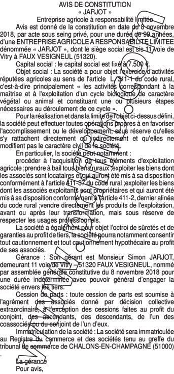 Contenu publication