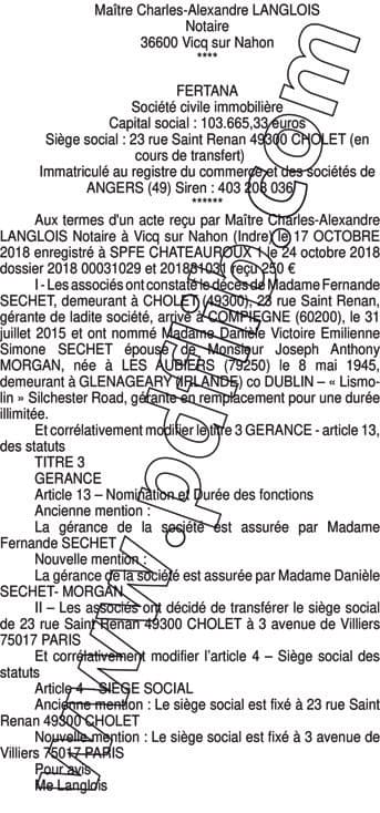 Contenu publication