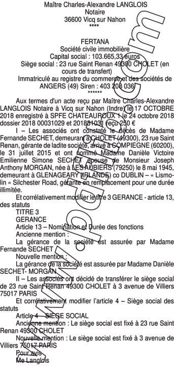 Contenu publication