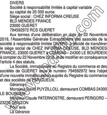 Contenu publication