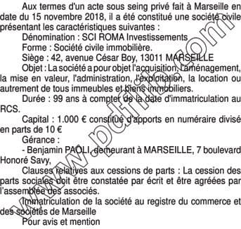 Contenu publication
