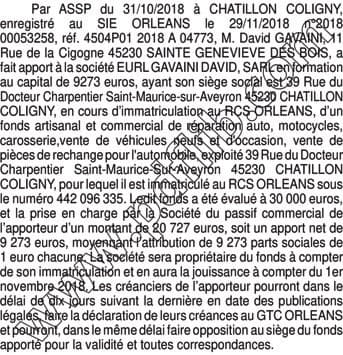 Contenu publication