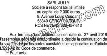 Contenu publication