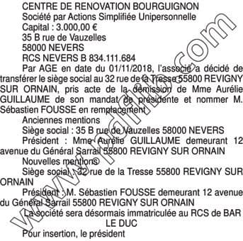 Contenu publication