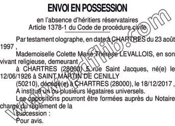 Contenu publication