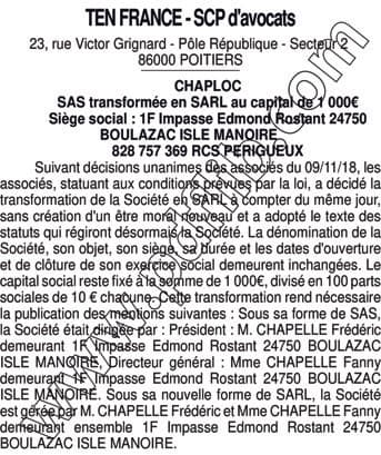 Contenu publication