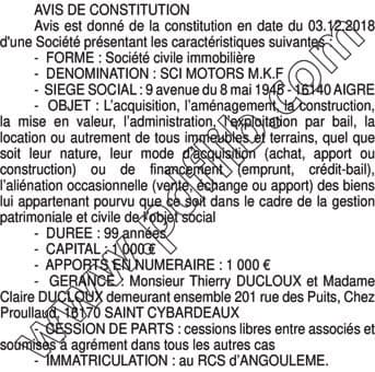 Contenu publication
