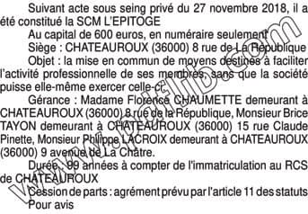 Contenu publication