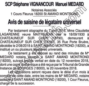 Contenu publication