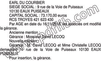 Contenu publication