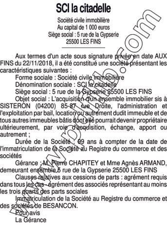 Contenu publication