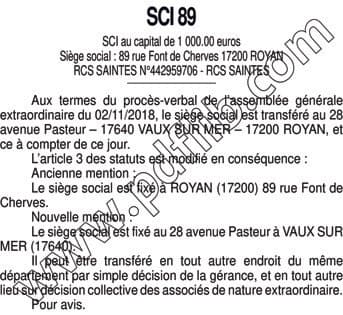 Contenu publication