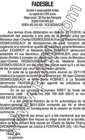 Contenu publication