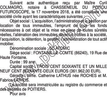 Contenu publication