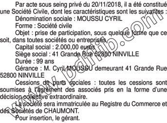 Contenu publication