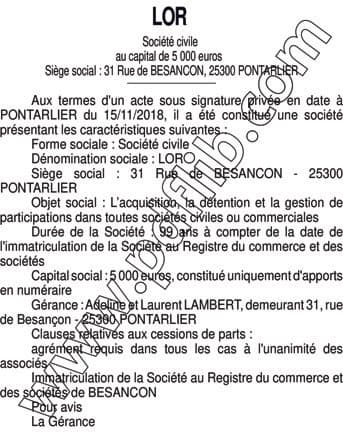 Contenu publication